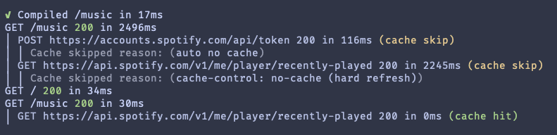 cache hit
