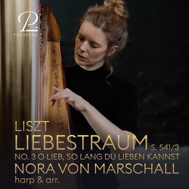 3 Liebesträume, S. 541/3: No. 3, O lieb, so lang du lieben kannst (Arr. for Harp by Nora von Marschall)
